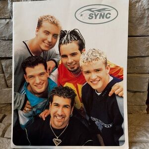 NSYNC Title Album Poster Book Introduces Band Large Photos FS